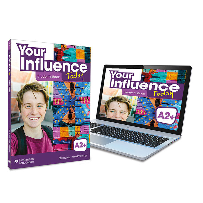 YOUR INFLUENCE TODAY A2+ Student's book: libro de texto y versión digital (licencia 15 meses) | Varios autores | 9781380099174 (MACMILLAN) Imagen principal del producto