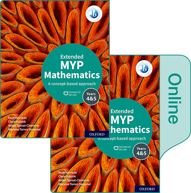 NEW MYP Mathematics 4 & 5 Extended: Print and Enhanced Online Course Book Pack (2020) | Varios autores | 9781382010917 (OXFORD)