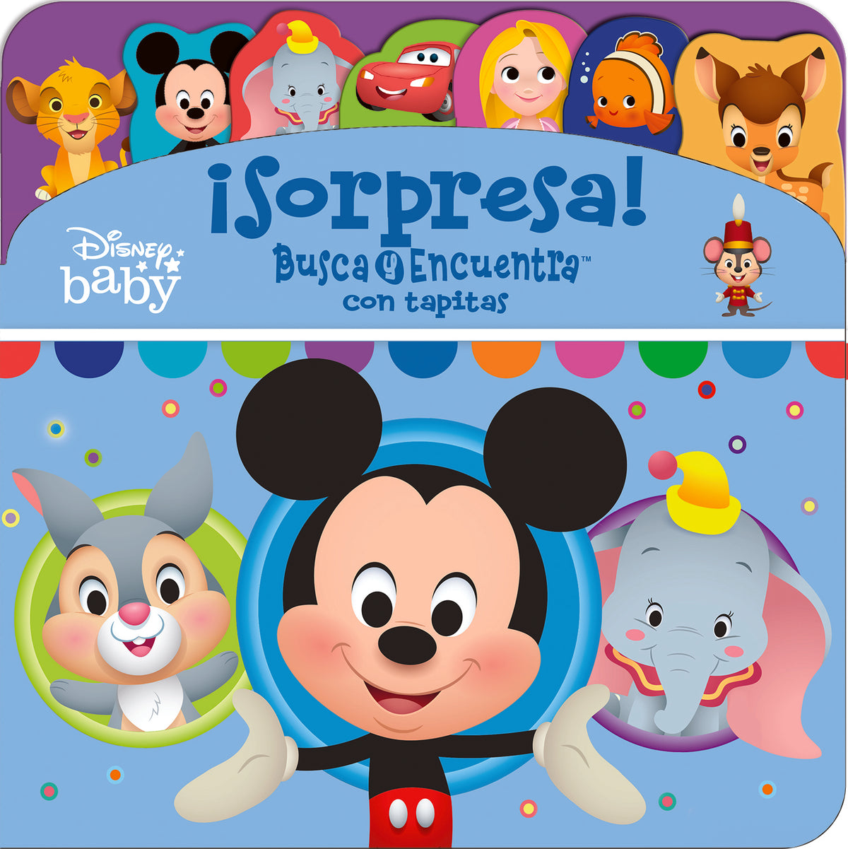 SORPRESA. BUSCA Y ENCUENTRA CON TAPITAS DISNEY BABY LAF LF