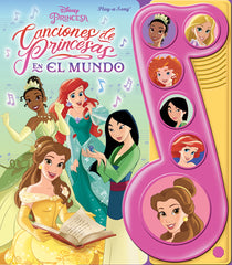 CANCIONES DE PRINCESAS EN EL MUNDO. PRINCESAS DISNEY. LMN 6B