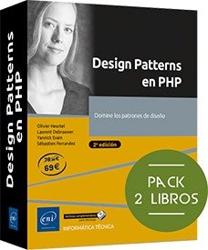DESIGN PATTERNS EN PHP PACK 2 LIBROS DOMINE LOS PATRONES DI - 9782409047909 Imagen principal del producto