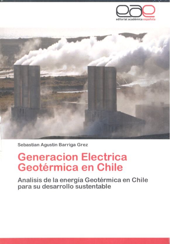 GENERACION ELECTRICA GEOTERMICA EN CHILE - 9783844345230 Imagen principal del producto