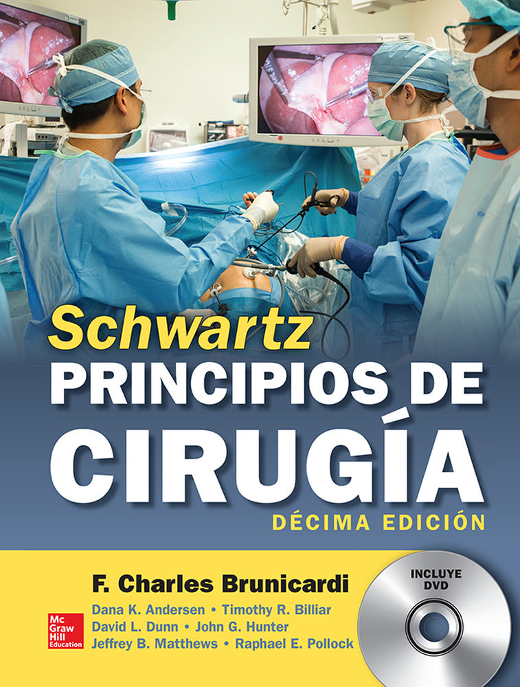 PRINCIPIOS DE CIRUGIA SCHWARTZ. Brunicardi, F. Charles (McGraw-Hill Interamericana de España S.L.) 9786071512758 Imagen principal del producto