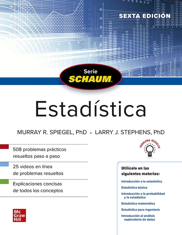 ESTADISTICA SCHAUM 6ºED - 9786071514639