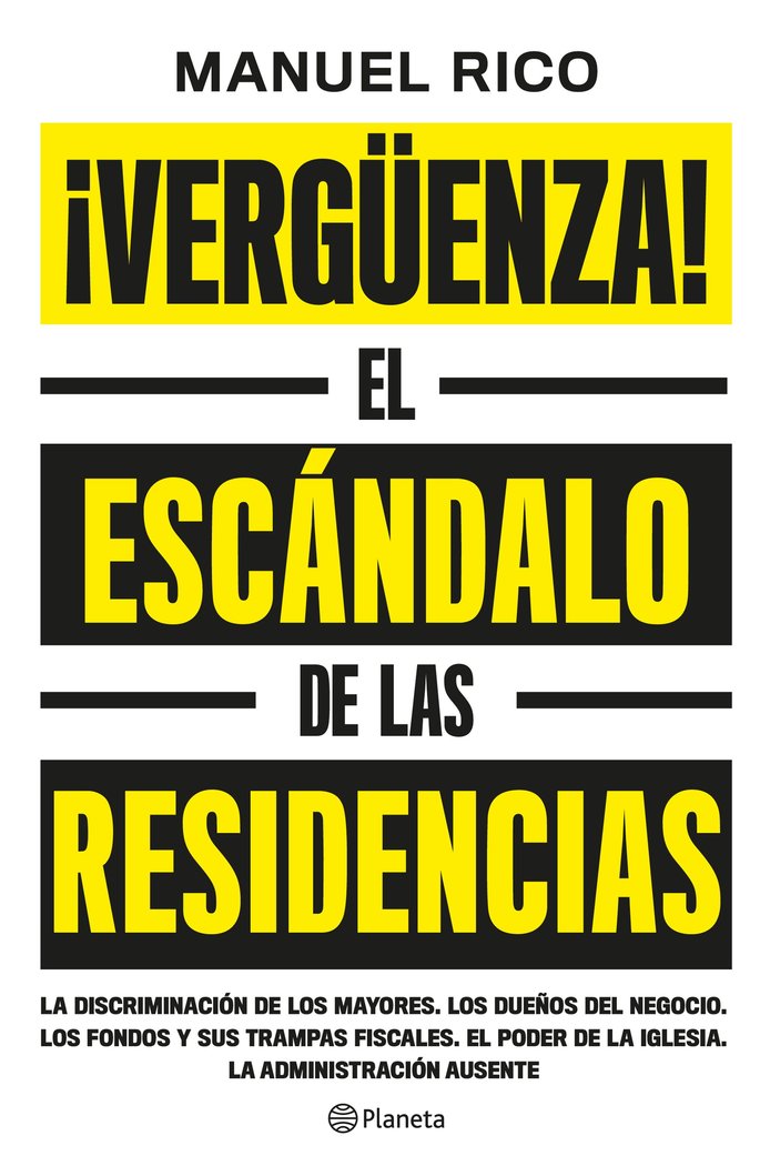 VERGUENZA EL ESCANDALO DE LAS RESIDENCIAS - 9788408239079 Imagen principal del producto