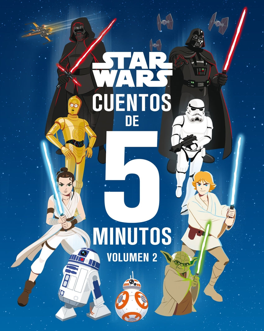 🧒 STAR WARS. CUENTOS DE 5 MINUTOS. VOLUMEN 2 - 9788408252245 Imagen principal del producto