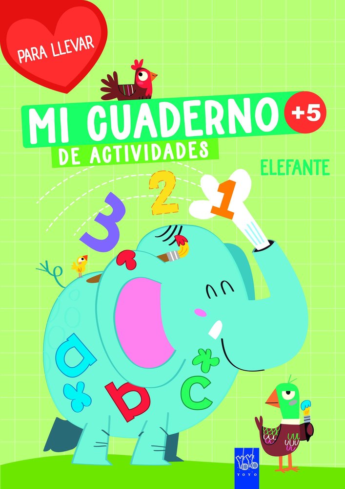 Mi Cuaderno de Actividades para Llevar Elefante