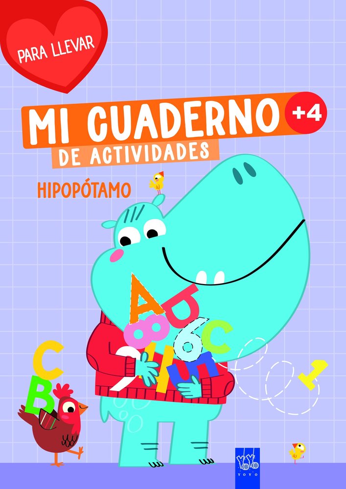 Mi Cuaderno de Actividades para Llevar Hipopotamo