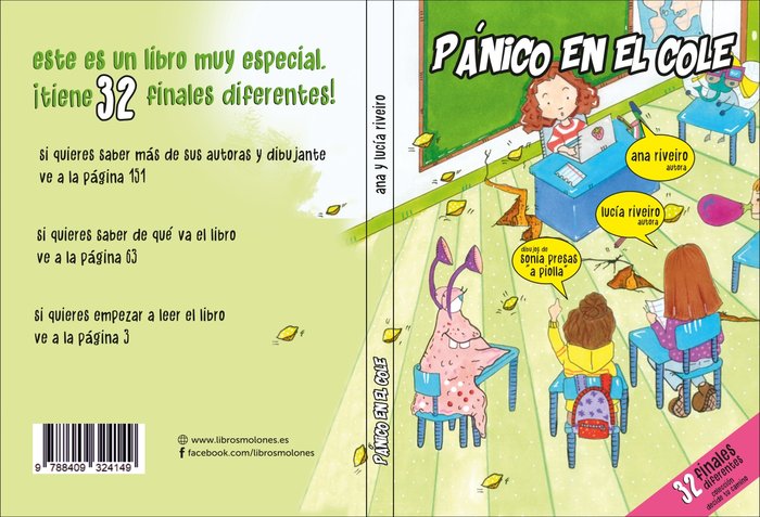 PANICO EN EL COLE | Riveiro Mouzo,ana/riveiro Mouzo,lucia | 9788409324149 (Ana riveiro)