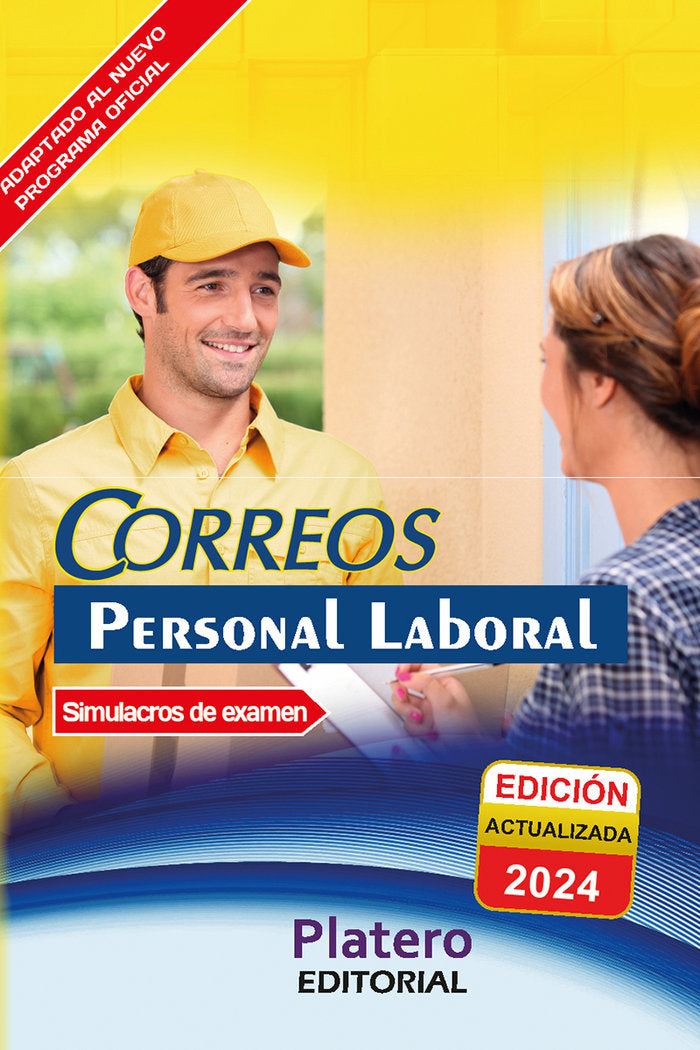 CORREOS SIMULACROS DE EXAMEN 2024 - 9788410062122 Imagen principal del producto