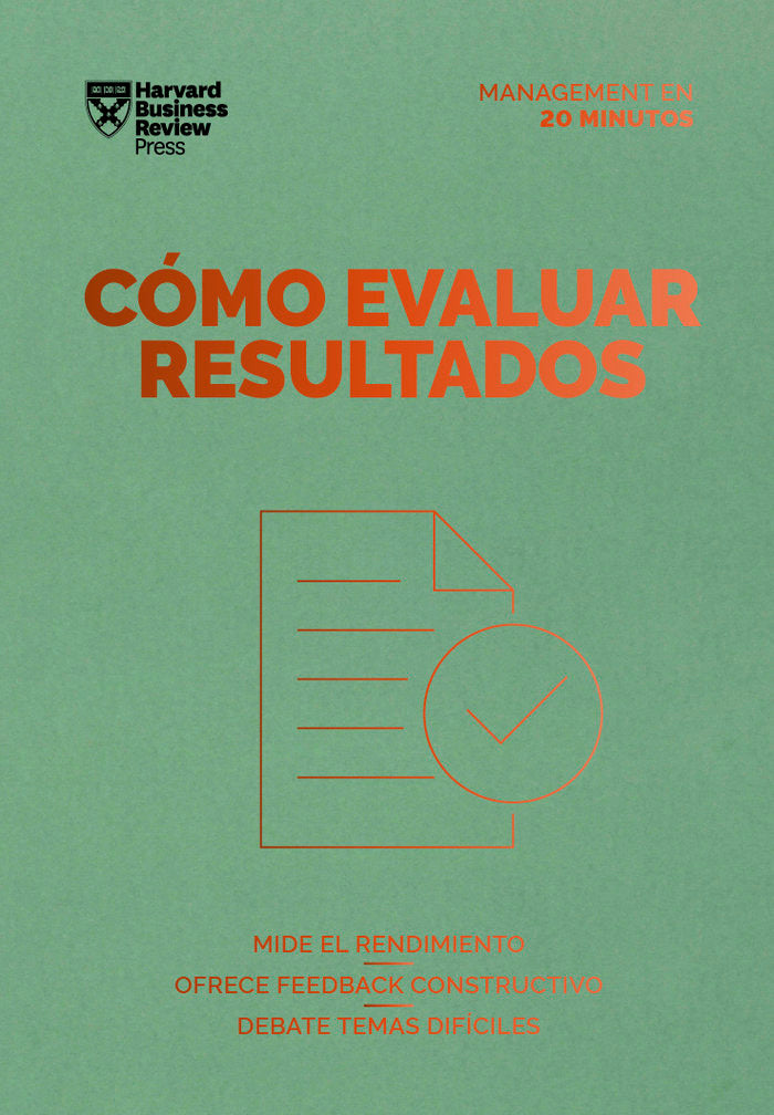 COMO EVALUAR RESULTADOS | | REVERTE MANAGEMENT HARVARD | 9788410121027 Imagen principal del producto