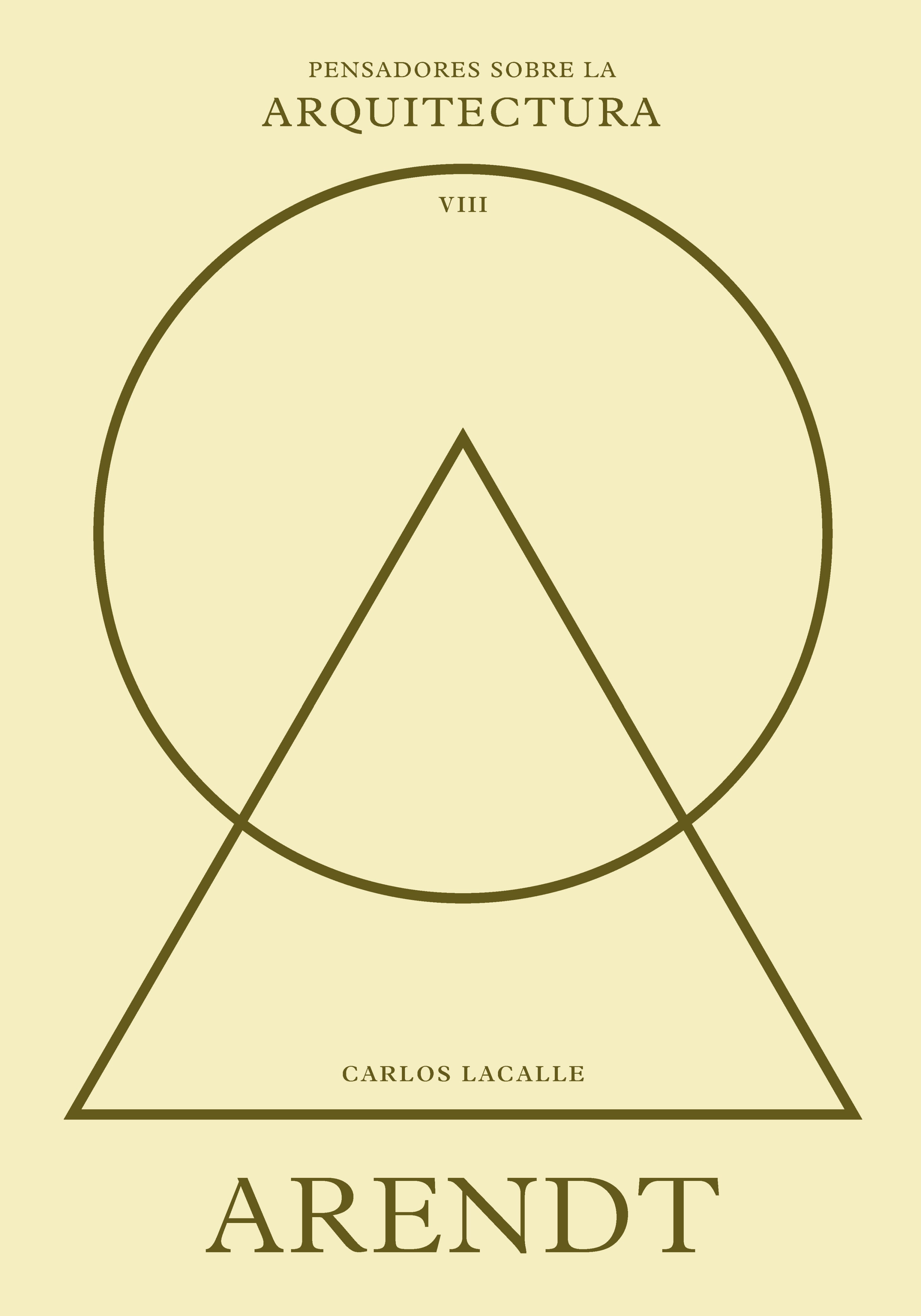 Arendt sobre la arquitectura. Carlos Lacalle (Editorial Reverté) 9788410121423 Imagen principal del producto