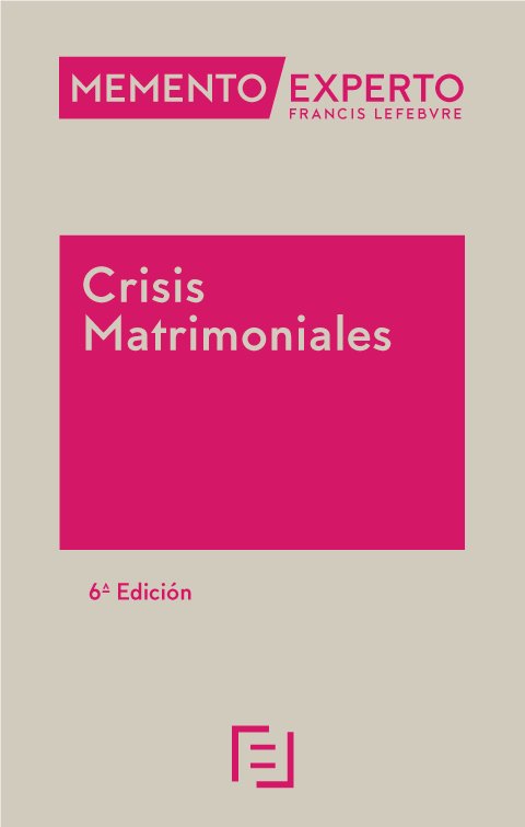 MEMENTO EXPERTO CRISIS MATRIMONIALES 6ª ED - 9788410128781 Imagen principal del producto