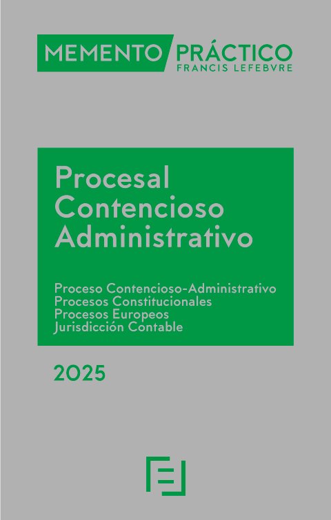 MEMENTO PRACTICO PROCESAL CONTENCIOSO ADMINISTRATIVO 2025 - 9788410128842 Imagen principal del producto