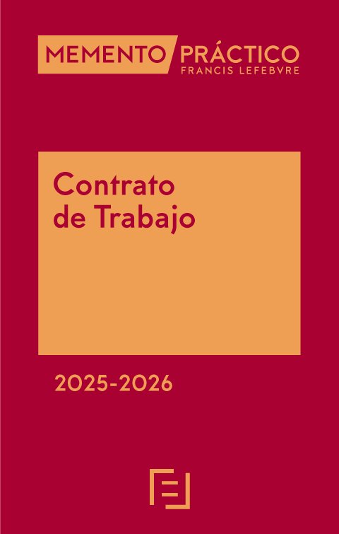 MEMENTO PRACTICO CONTRATO DE TRABAJO 2025 2026 - 9788410128897 Imagen principal del producto