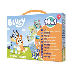 MALETIN KIT DE ACTIVIDADES 10 EN 1 BLUEY | PLAY TIME IMAGILAND | 1 UNIDAD | 9788410133129