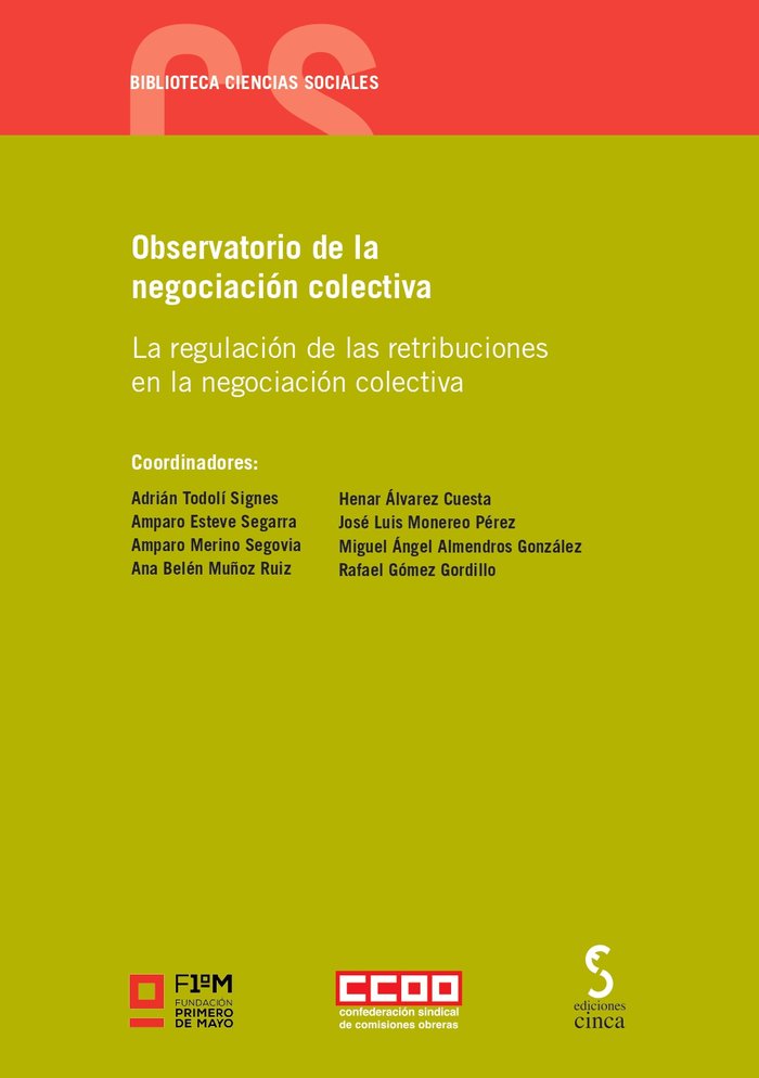 OBSERVATORIO DE LA NEGOCIACION COLECTIVA - 9788410167100 Imagen principal del producto