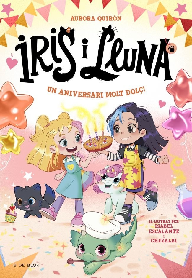 IRIS I LLUNA CUIDADORES D'ANIMALETS MAGICS 3 - UN ANIVERSAR | Quiron, Aurora | 9788410269705 (B de blok)