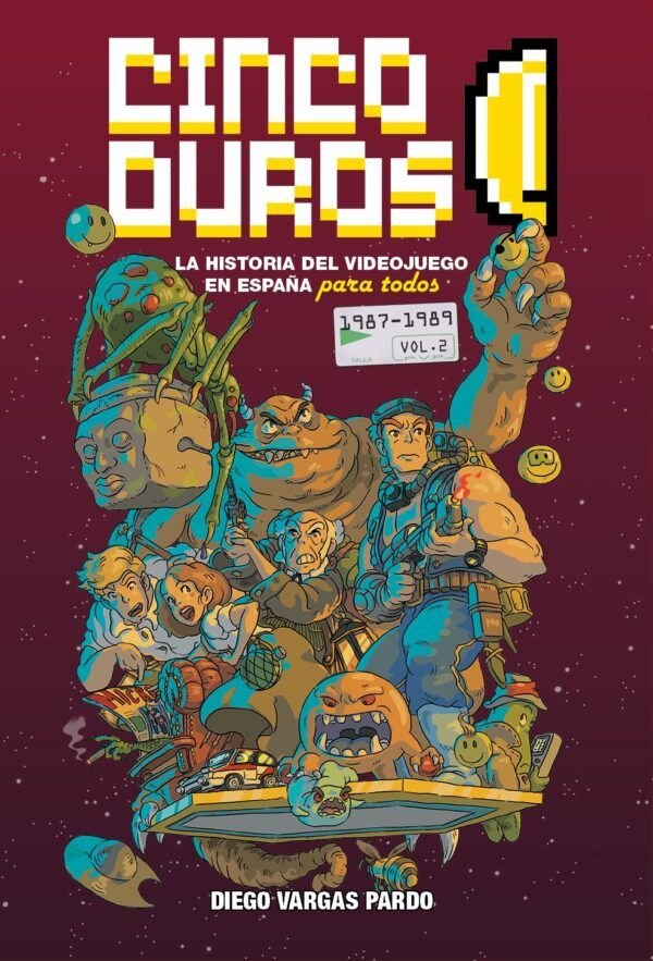 CINCO DUROS LA HISTORIA DEL VIDEOJUEGO EN ESPAÑA PARA TODO | VARGAS, DIEGO | DOLMEN | 9788410390560 Imagen principal del producto