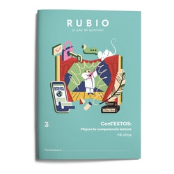 Contextos: mejora la competencia lectora (3.º de Primaria). ENRIQUE RUBIO POLO SLU (Editorial Rubio) 9788410418264 Imagen secundaria del producto