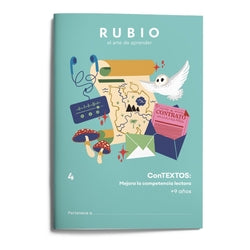 Contextos: mejora la competencia lectora (4.o de Primaria). ENRIQUE RUBIO POLO SLU (Editorial Rubio) 9788410418271