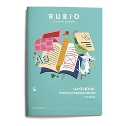 Contextos: mejora la competencia lectora (5.º de Primaria). ENRIQUE RUBIO POLO SLU (Editorial Rubio) 9788410418288 Imagen secundaria del producto
