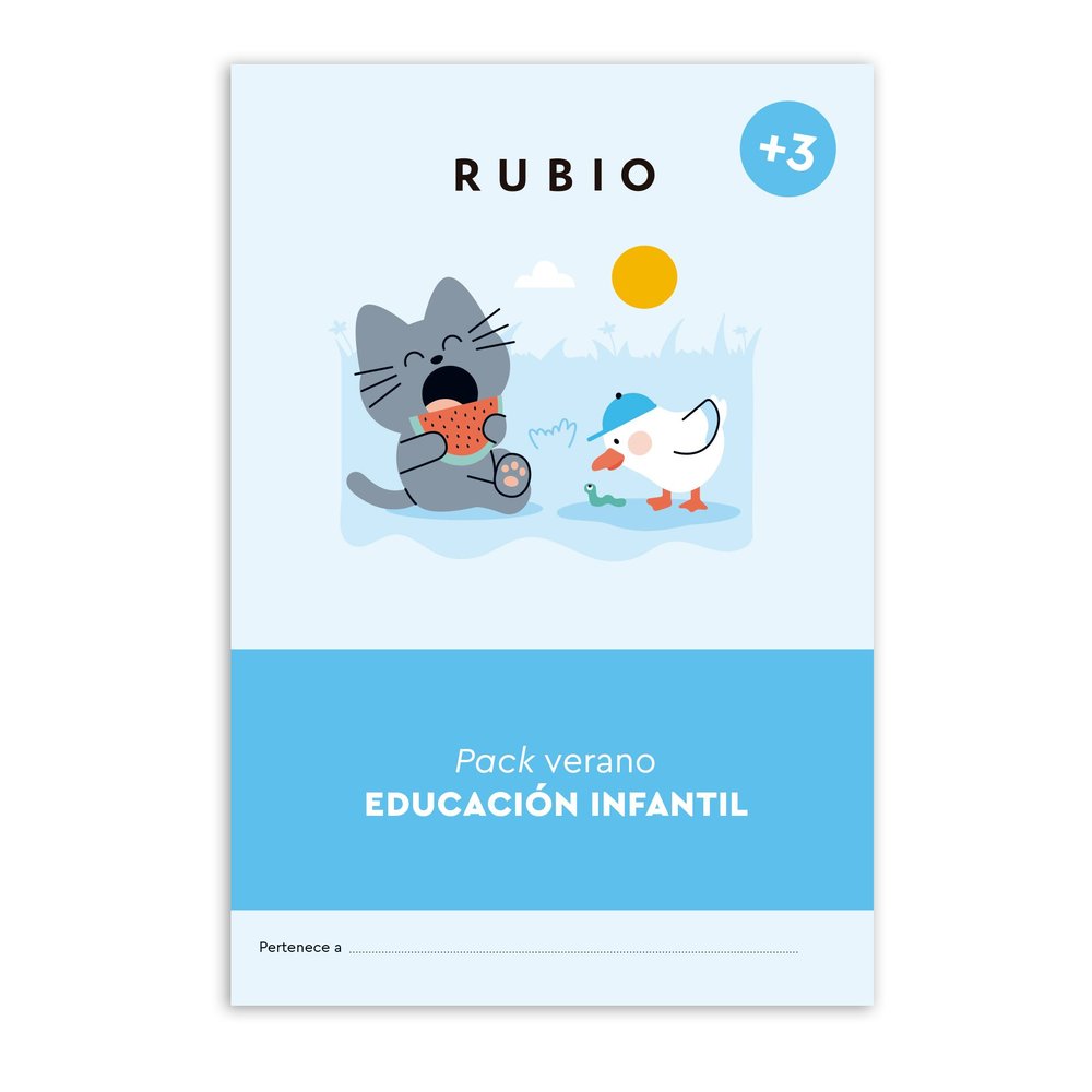 Pack Verano Rubio Educacion Infantil + 3 Años Imagen principal del producto