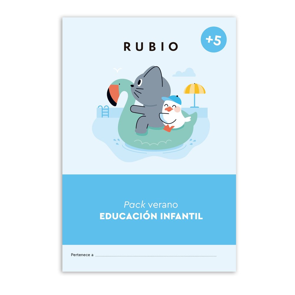 Pack Verano Rubio Educacion Infantil + 5 Años
