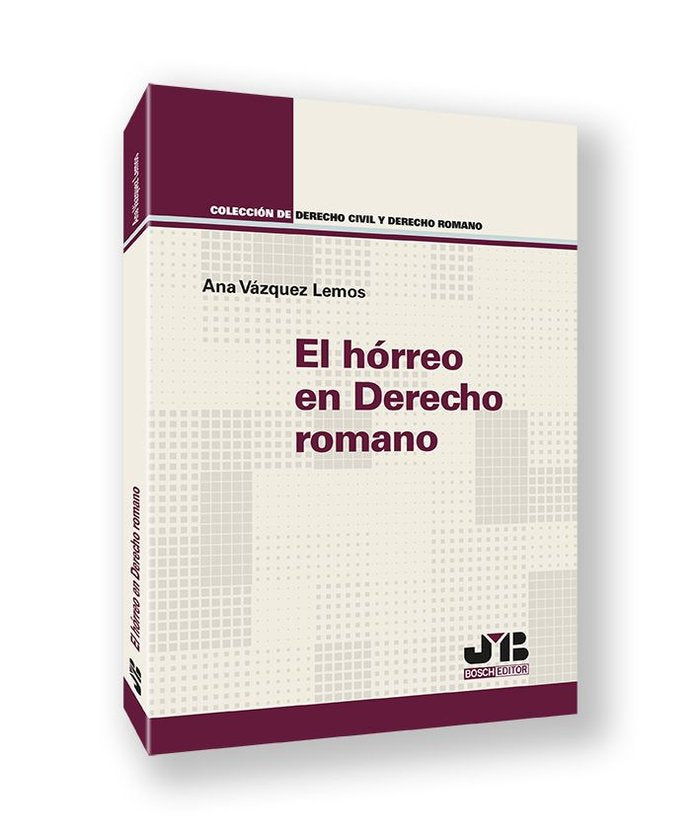 EL HORREO EN DERECHO ROMANO - 9788410448438
