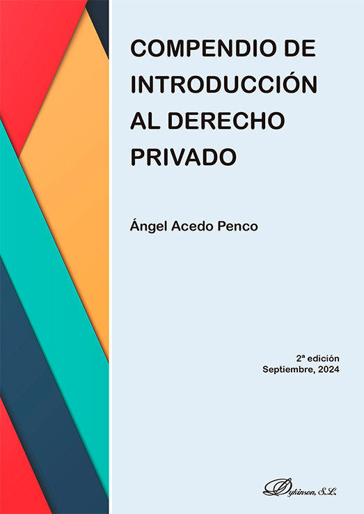 COMPENDIO DE INTRODUCCION AL DERECHO PRIVADO - 9788410706057 Imagen principal del producto