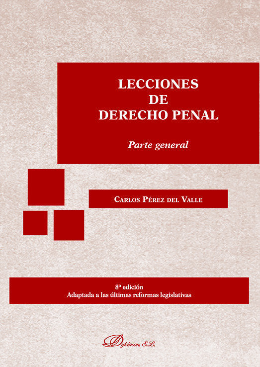LECCIONES DE DERECHO PENAL PARTE GENERAL - 9788410706187 Imagen principal del producto
