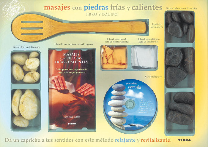 MASAJES CON PIEDRAS FRIAS Y CALIENTES - 9788410842052 Imagen principal del producto