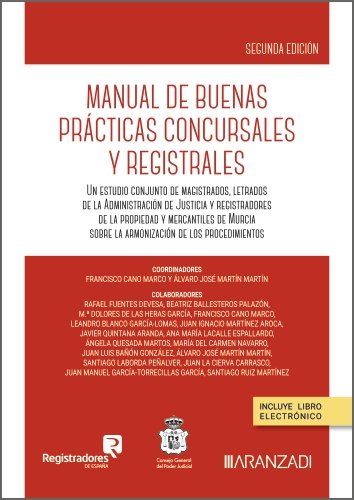 MANUAL DE BUENAS PRACTICAS CONCURSALES Y REGISTRALES 2ª ED - 9788410850545 Imagen principal del producto