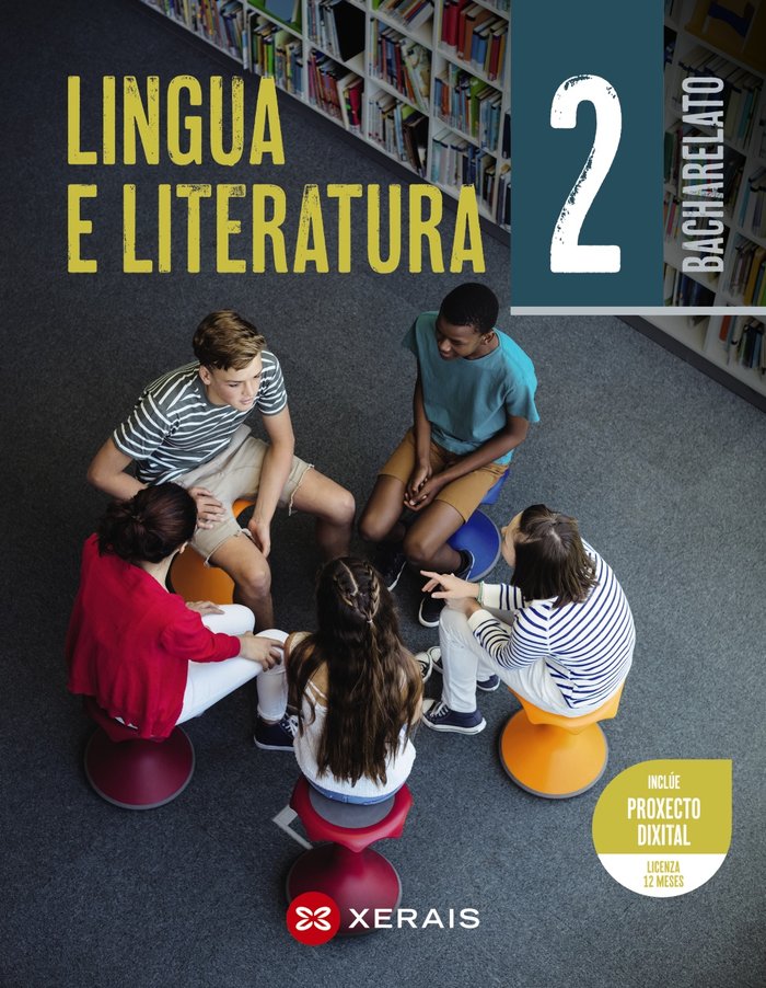 ✅ LINGUA E LITERATURA 2ºBACH GALICIA 23 - 9788411102056 Imagen principal del producto
