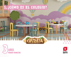 CASTORIA 3AÑOS EI 1oTRIMESTRE 22 AREAS INTEGRADAS | Varios Autores | 9788411201476 (Sm)
