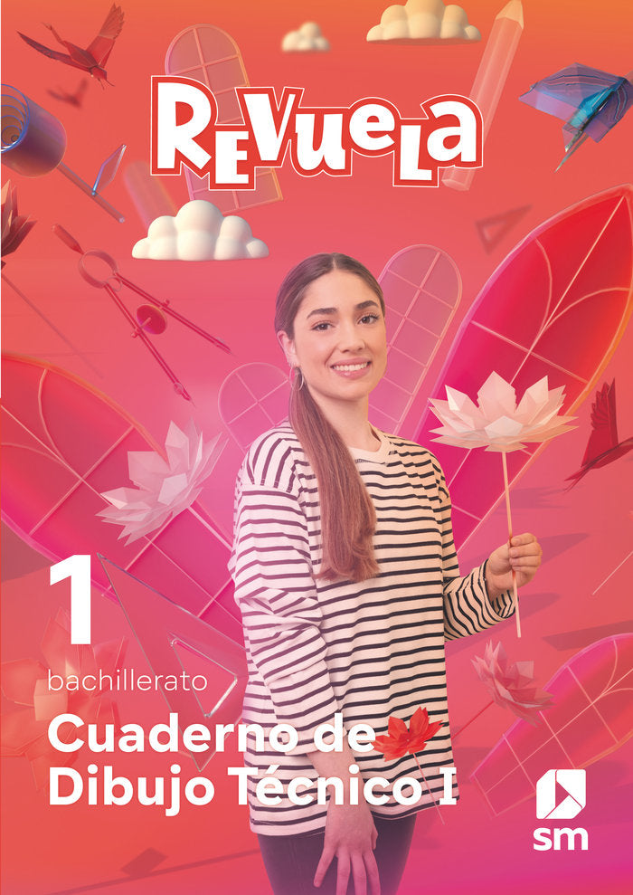 ✅ CUADERNO DIBUJO TECNICO 1ºNB 22 REVUELA I EQUIPO EDITORIAL SM I SM I 9788411202275 Imagen principal del producto