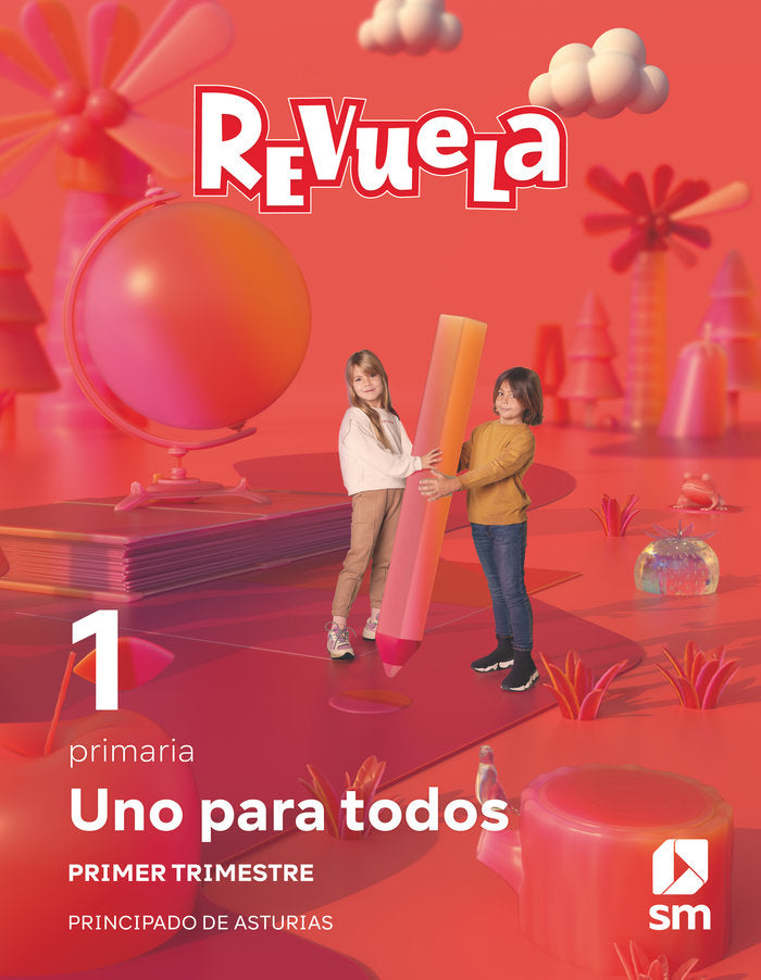 Global, Uno para Todos 1º EP 1º Trim Asturias Revuela 23 (Sm) - 9788411209090