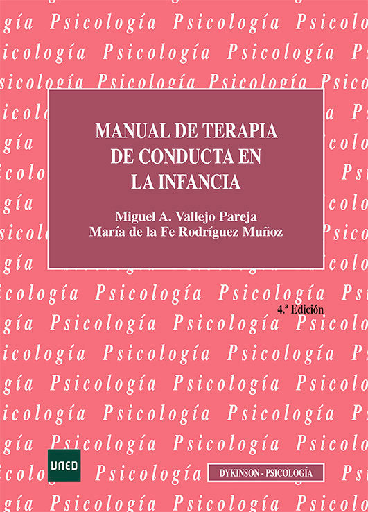 MANUAL DE TERAPIA DE CONDUCTA EN LA INFANCIA - 9788411222846 Imagen principal del producto