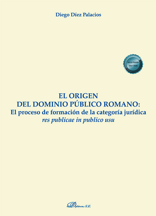 EL ORIGEN DEL DOMINIO PUBLICO ROMANO - 9788411228169 Imagen principal del producto