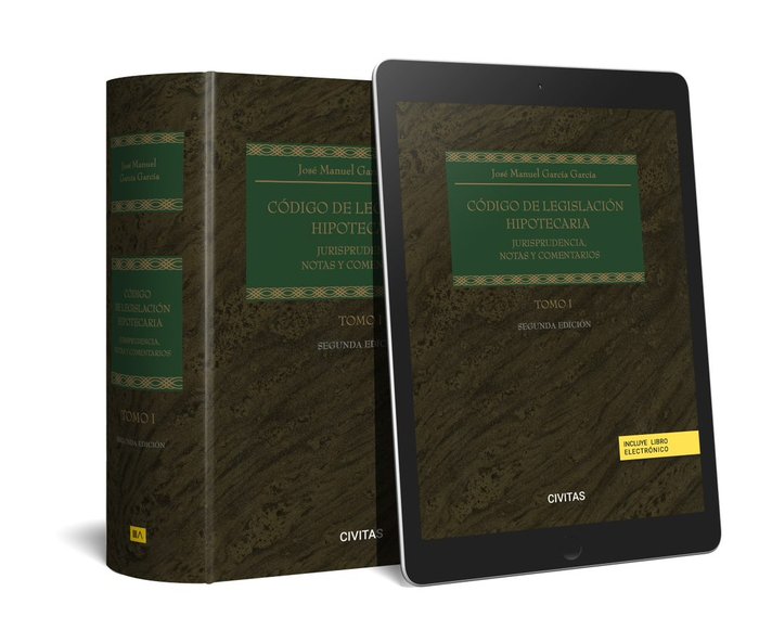 CODIGO DE LEGISLACION HIPOTECARIA TOMO I Y II - 9788411255806 Imagen principal del producto