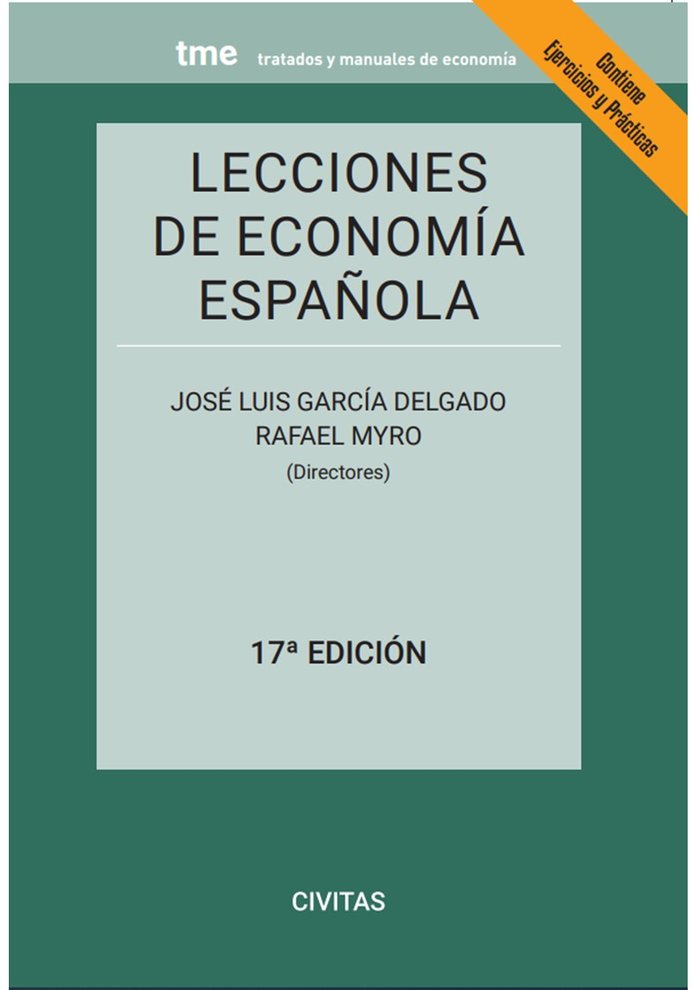 LECCIONES DE ECONOMIA ESPAÑOLA 17ª ED - 9788411259187 Imagen principal del producto