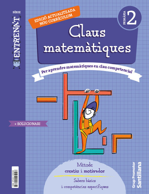 MATEMATIQUES QUADERN 2º de Primaria CATALAN 23 ENTRENATE | AA,VV | 9788411295048 (Grup Promotor Santillana) Imagen principal del producto