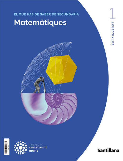 ✅ MATEMATIQUES GENERALES 1ºNB MEDITERR,CATAL,22 CONSTR,MONS I AA,VV I GRUP PROMOTOR SANTILLANA I 9788411296045