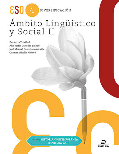 Diversificación Ámbito Lingüístico y Social II. Incluye Historia Contemporánea (siglos XIX-XXI) | Varios autores | 9788411344739 (EDITEX) Imagen principal del producto