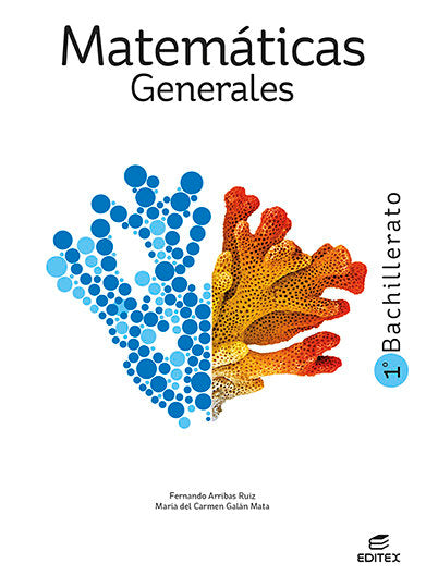 ✅ MATEMATICAS GENERALES 1ºBACH 23 - 9788411344906 Imagen principal del producto