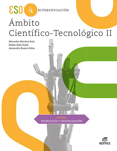 Diversificación Ámbito Científico - Tecnológico II. Incluye Tecnología y Digitalización | Varios autores | 9788411346528 (EDITEX) Imagen principal del producto
