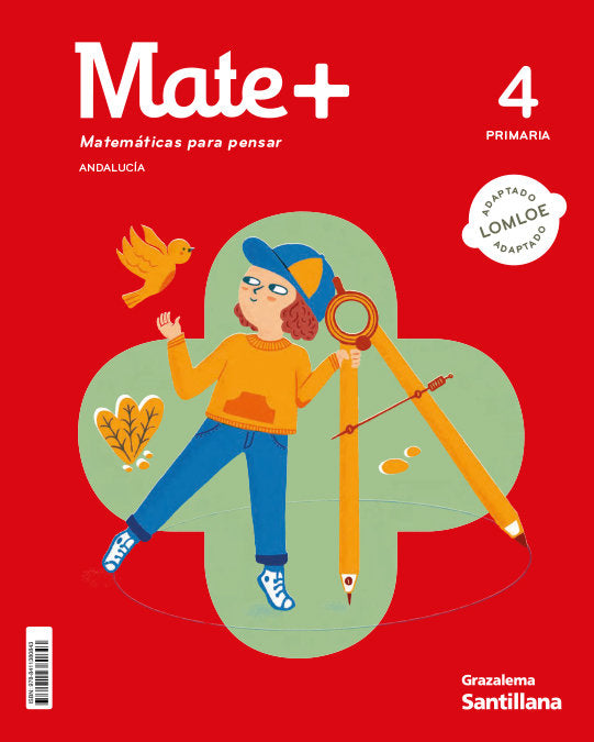 MATE+ MATEMATICAS PARA PENSAR 4 PRIMARIA | Varios autores | 9788411380843 (Grazalema Santillana)