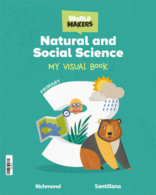 NATURAL AND SOCIAL SCIENCE 3 PRIMARY WORLD MAKERS | Varios autores | 9788411381550 (Grazalema Santillana) Imagen principal del producto
