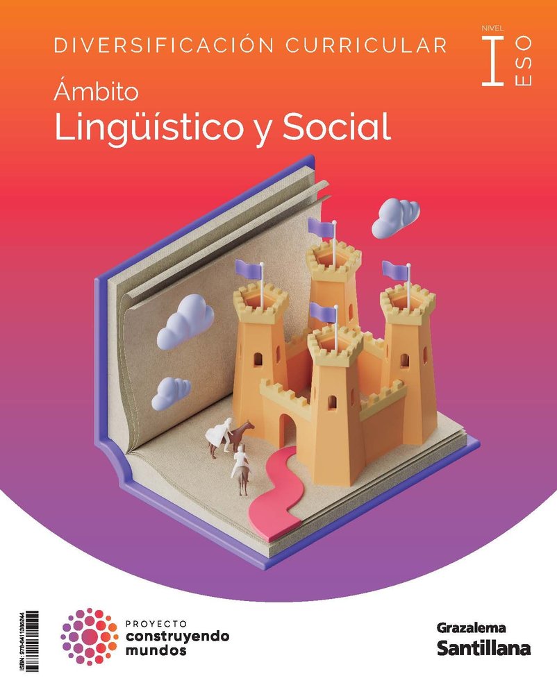 Diversificación 3ºESO Ámbito Socio Linguístico I Construyendo Mundos Grazalema | Varios autores | 9788411385244 (GRAZALEMA SANTILLANA) Imagen principal del producto
