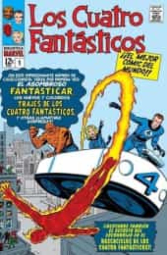 BIBLIOTECA MARVEL LOS 4 FANTASTICOS 1: 1961-62: FANTASTIC FOUR 1- 6 USA